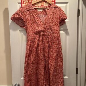 Christy Dawn Red Floral Dress